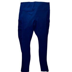 Fabletics Powerhold Navy Blue Leggings Size L